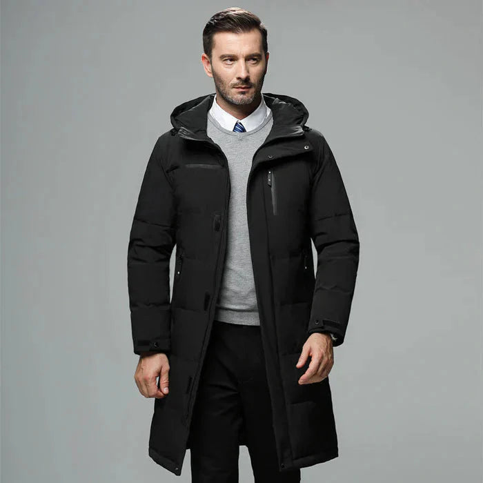 Sobretudo Masculino Social Bonzzano BZ219 em nylon e poliéster.