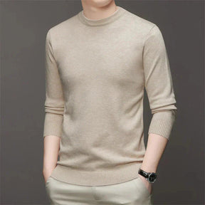 Suéter Casual Masculino Bonzzano BZ182 com gola redonda e ajuste slim fit.