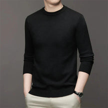 Suéter Casual Masculino Bonzzano BZ182 com gola redonda e ajuste slim fit.