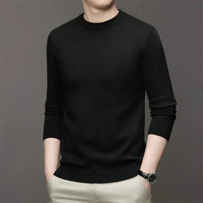 Suéter Casual Masculino Bonzzano BZ182 com gola redonda e ajuste slim fit.