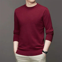 Suéter Casual Masculino Bonzzano BZ182 com gola redonda e ajuste slim fit.