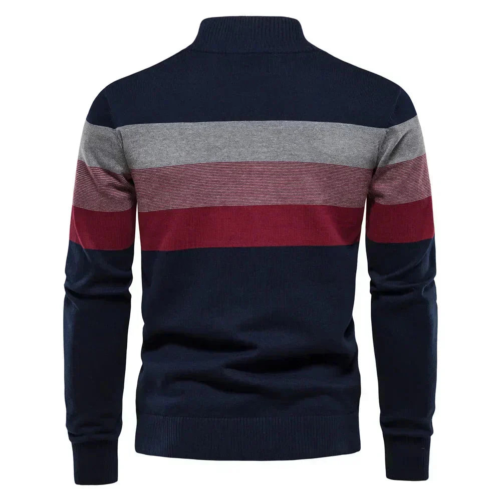 Suéter Masculino Bonzzano BZ172 em tecido premium com gola careca.