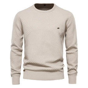 Suéter Masculino Bonzzano BZ175 em lã premium com modelagem slim fit.