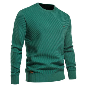 Suéter Masculino Bonzzano BZ175 em lã premium com modelagem slim fit.