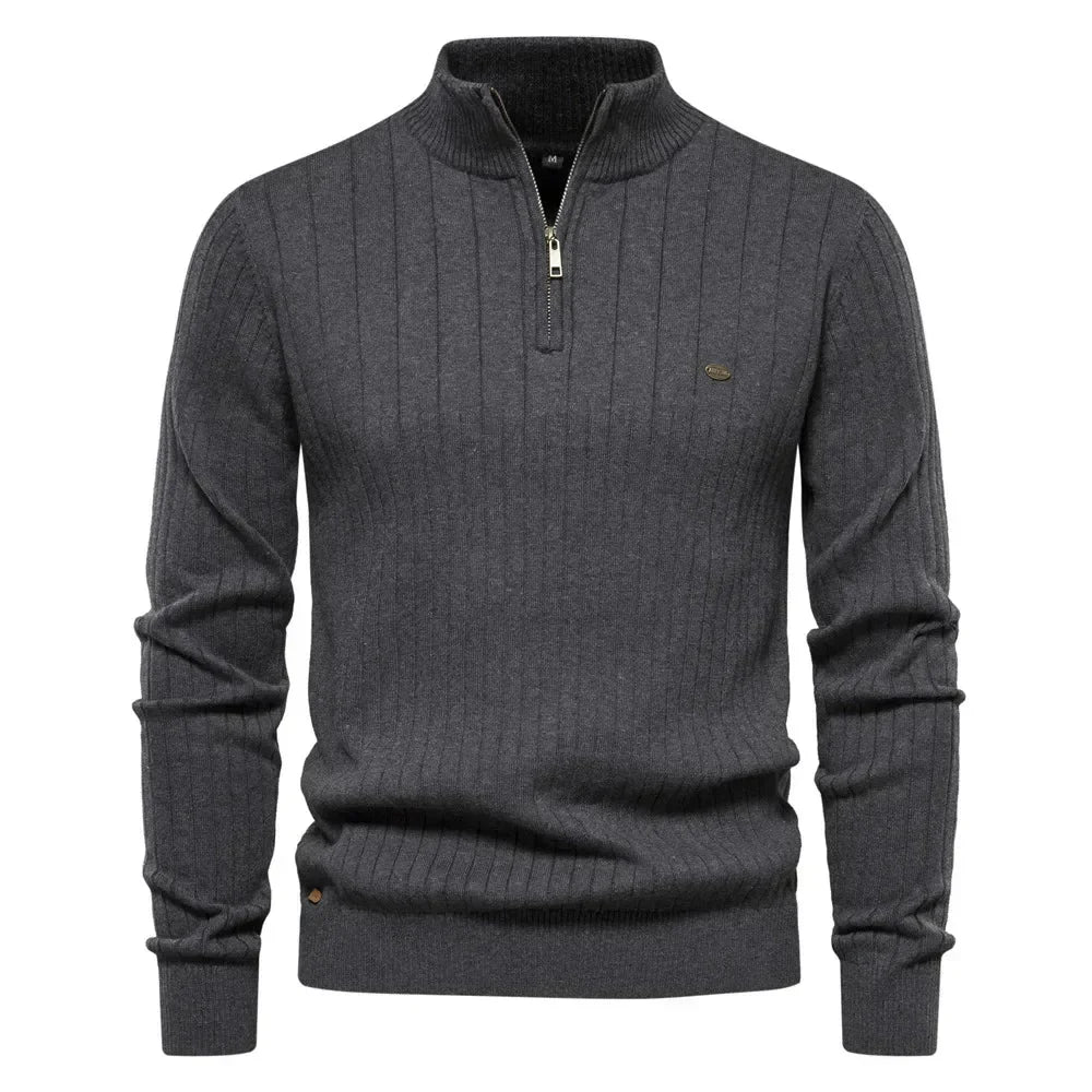 Suéter Masculino em Lã Bonzzano BZ173, elegância e conforto para o inverno.