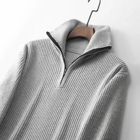 Suéter Masculino Bonzzano BZ019 em tricot premium, elegante e versátil.