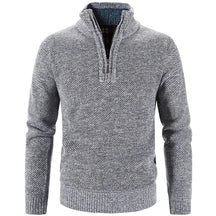 Suéter Masculino Bonzzano BZ181 com gola alta e meio zíper.