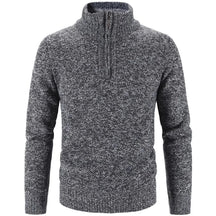 Suéter Masculino Bonzzano BZ181 com gola alta e meio zíper.