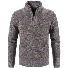 Suéter Masculino Bonzzano BZ181 com gola alta e meio zíper.
