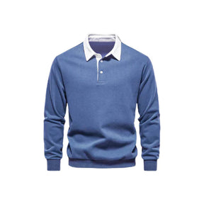 Suéter Masculino Gola Polo Bonzzano BZ021 em tecido premium e design elegante.