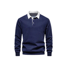 Suéter Masculino Gola Polo Bonzzano BZ021 em tecido premium e design elegante.