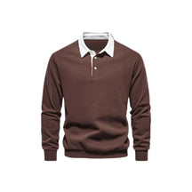 Suéter Masculino Gola Polo Bonzzano BZ021 em tecido premium e design elegante.
