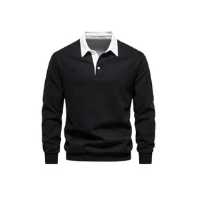 Suéter Masculino Gola Polo Bonzzano BZ021 em tecido premium e design elegante.