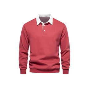 Suéter Masculino Gola Polo Bonzzano BZ021 em tecido premium e design elegante.