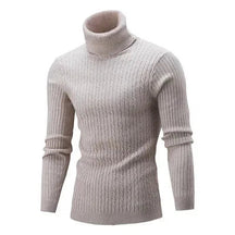 Suéter Masculino Pullover de Gola Alta Bonzzano BZ177 em modelagem slim fit