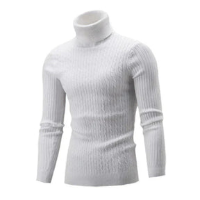 Suéter Masculino Pullover de Gola Alta Bonzzano BZ177 em modelagem slim fit