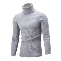 Suéter Masculino Pullover de Gola Alta Bonzzano BZ177 em modelagem slim fit