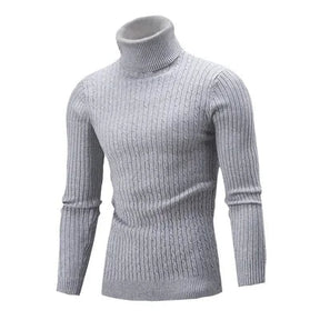 Suéter Masculino Pullover de Gola Alta Bonzzano BZ177 em modelagem slim fit