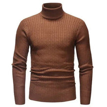 Suéter Masculino Pullover de Gola Alta Bonzzano BZ177 em modelagem slim fit