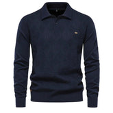 Suéter Masculino Slim Fit em Lã Bonzzano BZ178 com gola alta