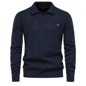 Suéter Masculino Slim Fit em Lã Bonzzano BZ178 com gola alta