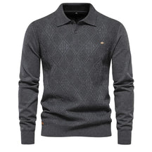 Suéter Masculino Slim Fit em Lã Bonzzano BZ178 com gola alta
