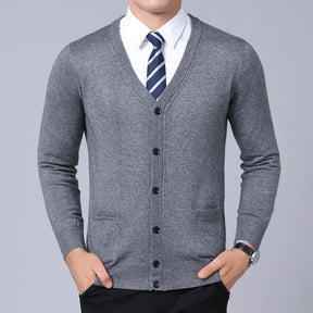 Suéter Masculino Slim Fit Bonzzano BZ184 em lã, elegante e confortável.